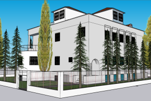 PROJEKT FÜR DIE RESTAURIERUNGSARBEITEN AN DEM GEBÄUDE IN POLEN/ WARSCHAU DER YUNUS-EMRE-INSTITUT UND ENTWURF UND HERSTELLUNG DER AUSSTATTUNG