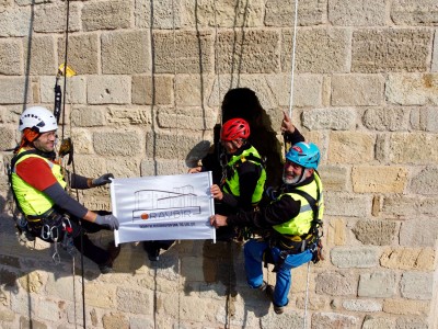 Çanakkale Kilitbahir Kale Müzesi Duvarlarında Yer Alan Bitkilerin Endüstriyel Dağcılık Ekibiyle Temizlenmesi